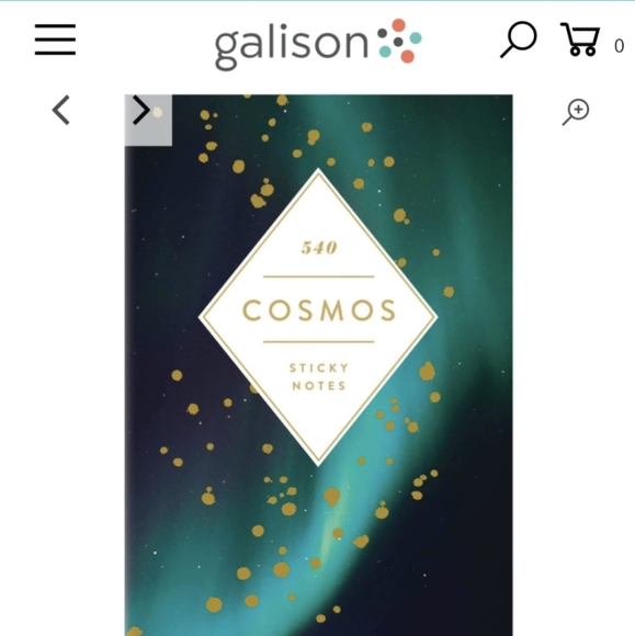 Space theme stationery set: sticky notes, stickers, paperclips - Picture 4 of 16